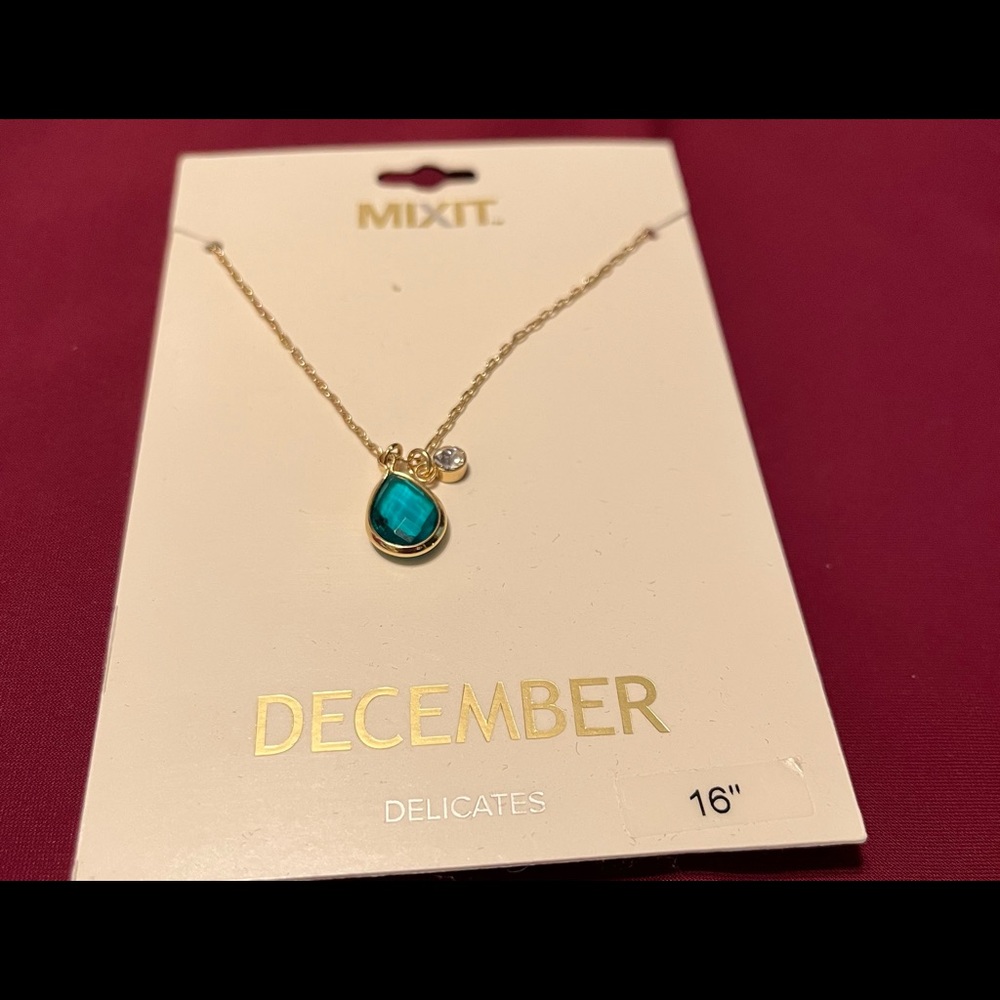 December Birthstone Necklace - Picture 2 of 3